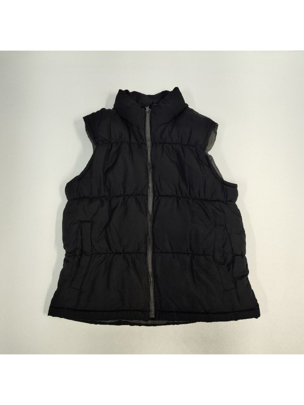 Old Navy Quilted Puffer Vest Sleeveless Small Full Zip Unisex Polyester V/300717